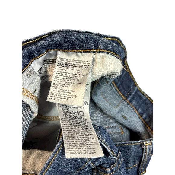 Levi's 569 Loose Fit Denim Jean Shorts Mens Size 40 Blue Casual - Picture 5 of 6